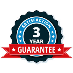 3 Year Satisfaction Guarantee illustration