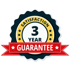 3 Year Satisfaction Guarantee illustration