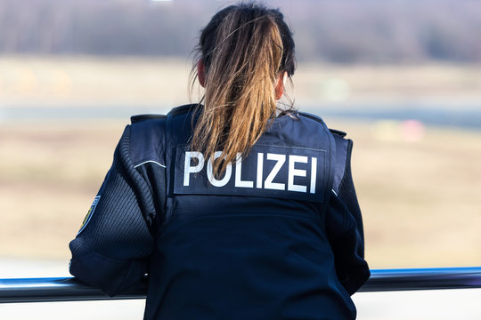 german female police officer