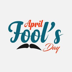 April Fool's Day Vector Template Design