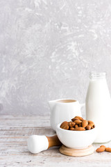 Almonds and almond milk