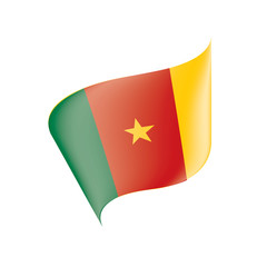 Cameroon flag, vector illustration