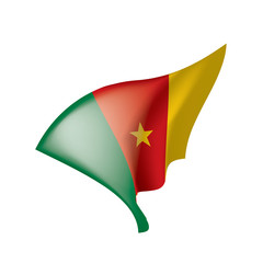 Cameroon flag, vector illustration