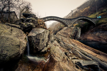 the round bridges of ticino italy