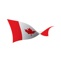 Canada flag, vector illustration