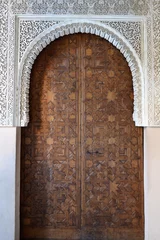 Photo sur Plexiglas Travaux détablissement porta antica  della fortezza di Alhambra, cittadella rossa, Andalusia
