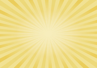 Abstract soft Yellow Khaki rays background. Vector