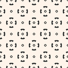 Funky style vector minimalist pattern with simple geometric shapes, circles