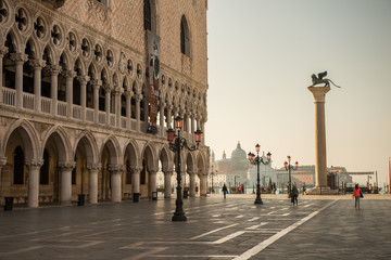 a piazza in venice italy