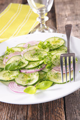 cucumber and onion salad