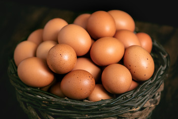 eggs in a basket