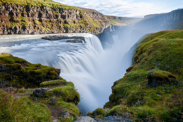 spektakulärer Wasserfall - Island Gulfoss