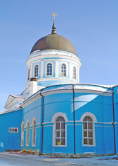 Fototapeta na wymiar Epiphany Cathedral, Russia, Moscow region, Noginsk