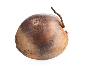 Dry coconut isolated on white background © sommai
