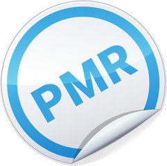 Sticker rond PMR (Personne à Mobilité Réduite)