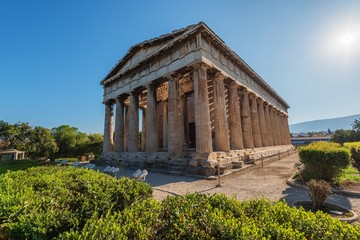 Fototapeta na wymiar Temple of Hephaestus in Athens