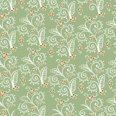 seamless pattern of floral design for wallpaper, fabric, or background
