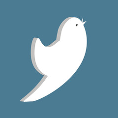 bird isometric  icon. vector