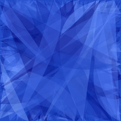 Blue abstract motion background from dynamic curves - vector design