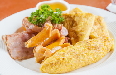 breakfast and Morning light