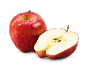 apple isolated on a white background with clipping path