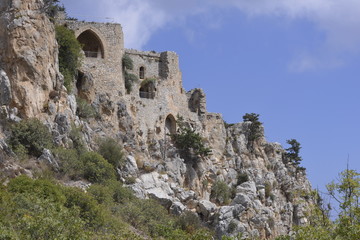 Fototapeta na wymiar Nord Zypern, Saint Hilarion Kalesi, Burg St. Hilarion