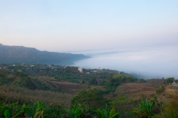 Obraz premium Khao Kho is a 1143 m high mountain in Phetchabun Thailand.