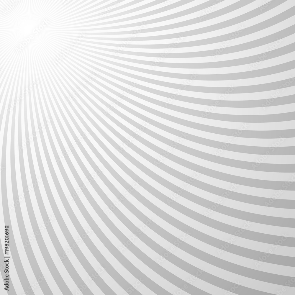 Poster Abstract psychedelic spiral pattern background - vector design