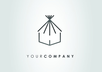 Logo for architect or building company