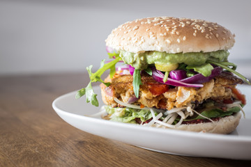 Veganer Burger 