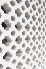 Hollow old style concrete block wall with Sino-Portuguese style for decoration