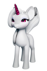 lovely unicorn cartoon © DM7