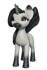 lovely unicorn cartoon © DM7