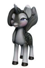 lovely unicorn cartoon © DM7