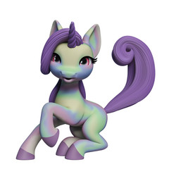 lovely unicorn cartoon © DM7