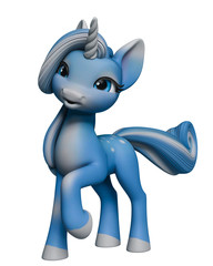 lovely unicorn cartoon © DM7
