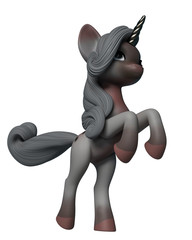 lovely unicorn cartoon © DM7