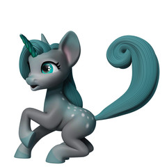 lovely unicorn cartoon © DM7