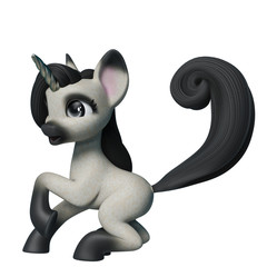 lovely unicorn cartoon © DM7