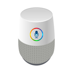 音声コントロールスマートスピーカー白色