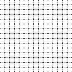 Geometric grid. Seamless black and white abstract pattern. Modern background