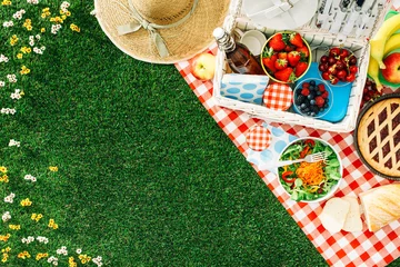 Abwaschbare Fototapete Picknick Picknick im Sommer