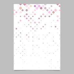 Fototapeta premium Abstract rounded square pattern brochure background template
