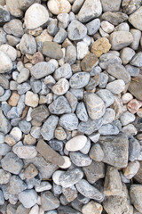 Large rocks in the mountains as a background