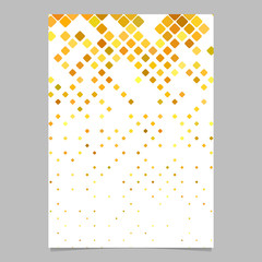 Geometric diagonal square pattern background poster template - vector graphic