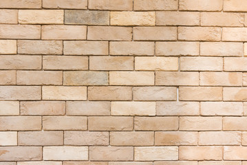 Background of red brick wall, texture of Vintage red brick wall