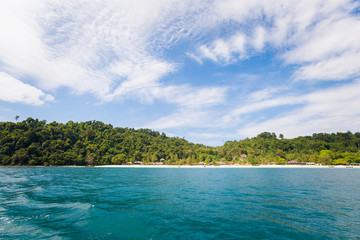 Tropical landscape of Koh Ngai