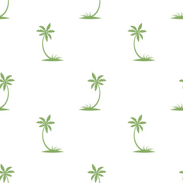 Banner with tropic summertime motif may be used as background texture, wrapping paper, textile or wallpaper design.