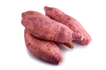 isolated sweet potato