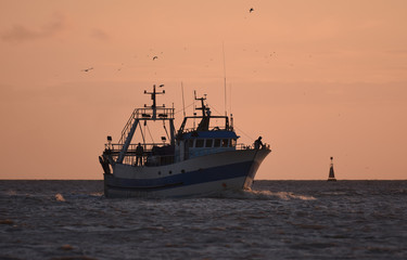 Gentes del mar pescando